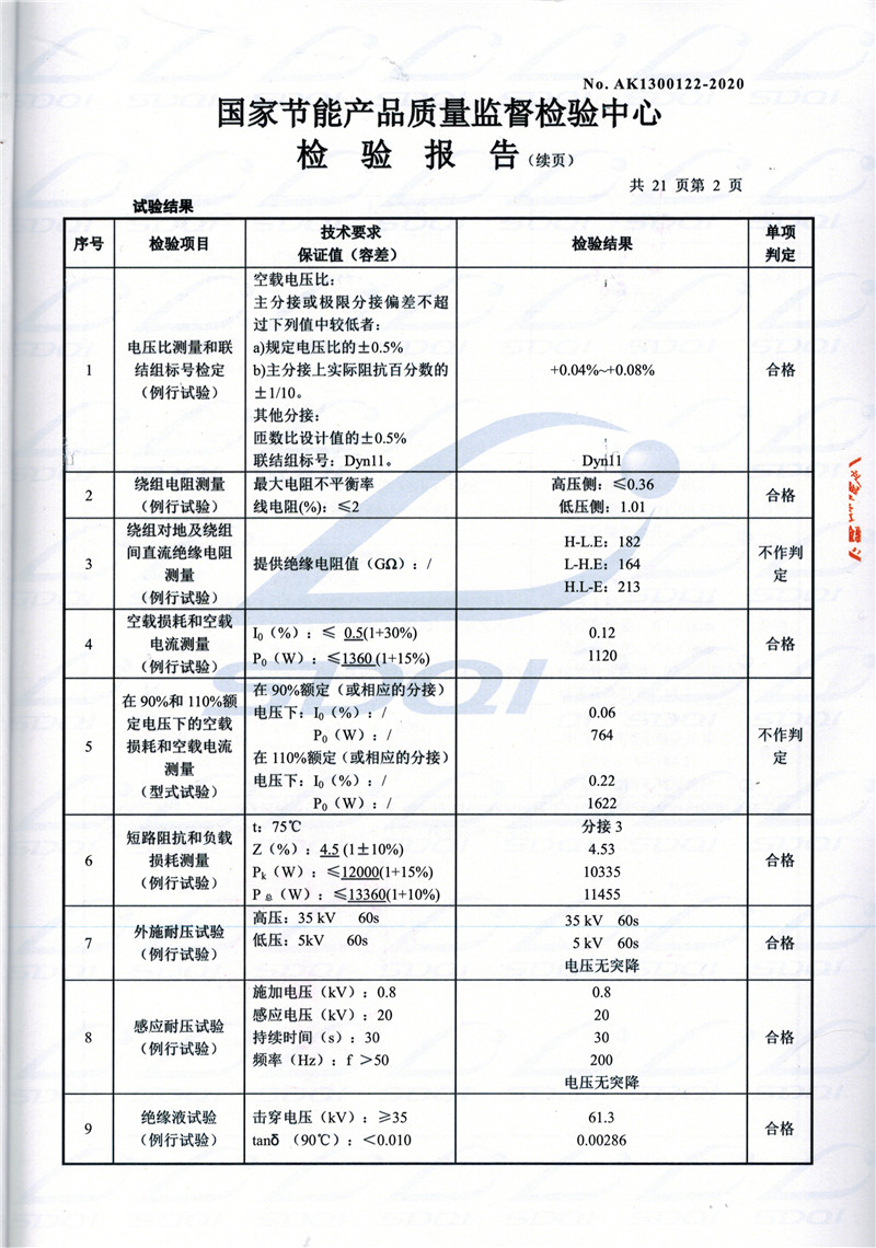 高低压试验报告-S11-1250郓城郓城郓城油浸式变压器-2.jpg